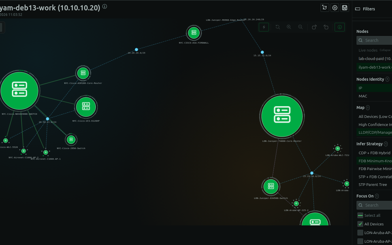 See Every Connection. Map Your Entire Network. product interface